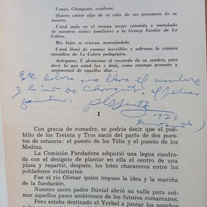 Libro "Chongo" Primera Edición Firmado y Dedicado por Pedro Leandro Ipuche - Montevideo 1961 - imagen 2