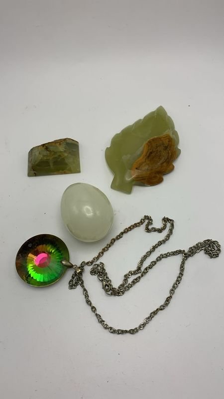 Piedras y cadena con baño de oro 18 - Joyas y accesorios - imagen 3
