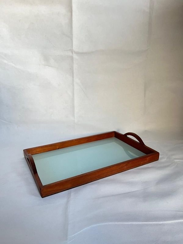 Bandeja de madera artesanal - imagen 2