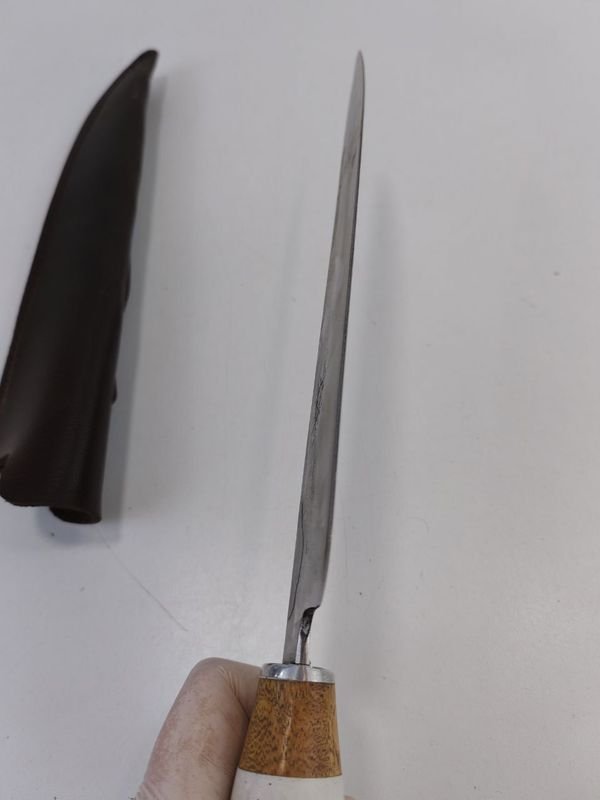 Cuchillo Criollo Excelene Acero con mango de madera - imagen 6