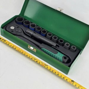 Criquet y Juego de Dados en Valija de Chapa Verde - imagen 4