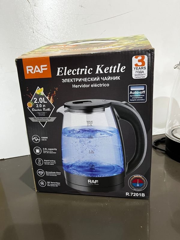 Jarra eléctrica de vidrio de 2L con RAF - imagen 3