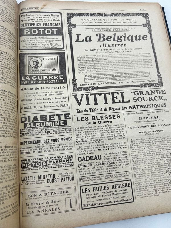 Revistas de la Primera Guerra Mundial con contenido histórico y artículos de autores notables - imagen 5
