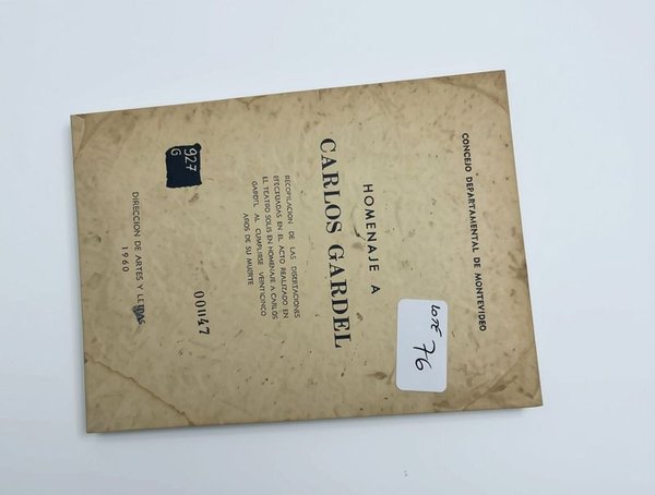 Homenaje a Carlos Gardel: Edición Conmemorativa 25º Aniversario (1960) - imagen 1