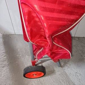Carrito de Compras Plegable Rojo - imagen 3