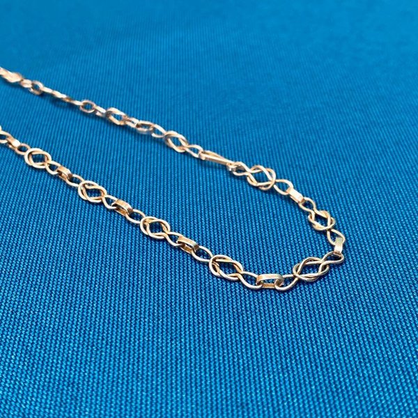 Cadena de plata larga y elegante - imagen 4