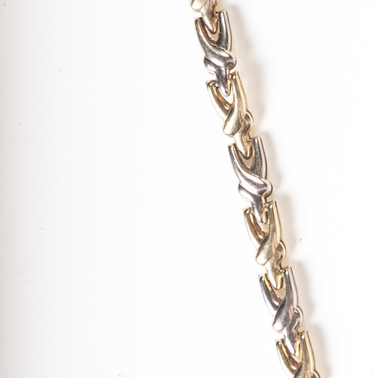 Pulsera oro 18k con cadena y anillo - imagen 2