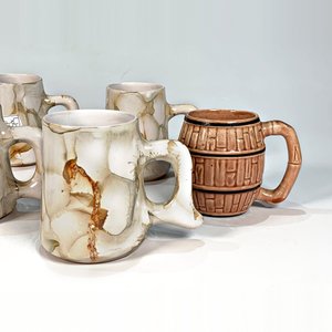 Juego de 8 Jarras de Cerámica Vintage - imagen 4
