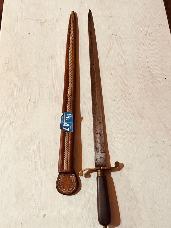 Espada Facon Broqua Scholberg Montevideo Con Vaina - imagen 4