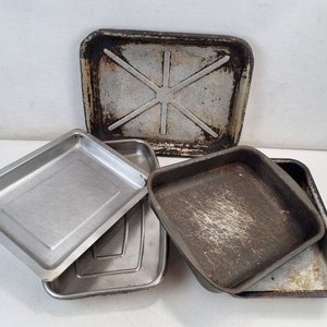 Conjunto de 5 Fuentes para Horno de Acero Inoxidable y Chapa - imagen 3