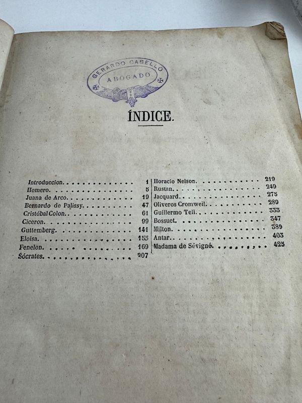 Libro antiguo de historia y filosofía, firmado por A. Lamartine - imagen 3