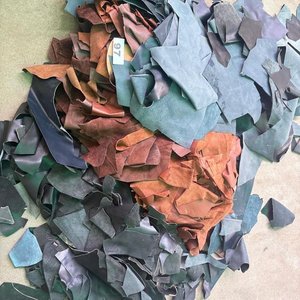 Lote de Recortes de Cuero: Variedad de Texturas y Colores - imagen 4