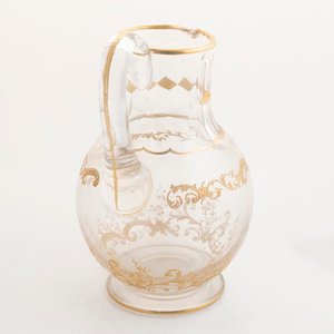 Jarra de Cristal Hialino con Detalles en Oro - 20cm - imagen 2