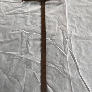 Pincho Cruz para Asar de Hierro Oxidado, 90 cm - imagen 2