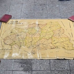 Mapa del Departamento de Canelones, Dirección de Topografía M.O.P. Noviembre 1945 - imagen 2