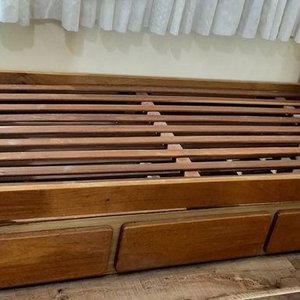 Cama Marinera de Madera Enchapada con Cajones - imagen 1