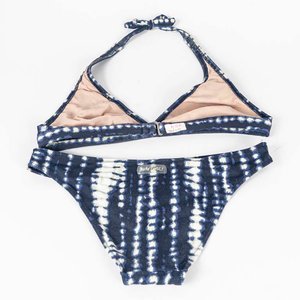 Bikini Caro Cuore Talla 90 Azul y Blanco con Detalles - imagen 2