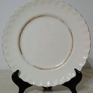 Lote anterior: Plato Vintage Loza Inglesa Grindley England Cream Petal Borde Dorado 1930