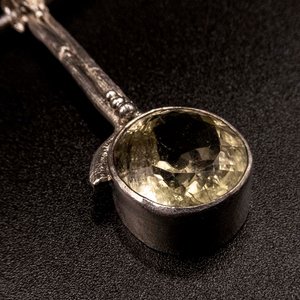 Gargantilla de Plata 950 con Greengold y Colgante - imagen 2
