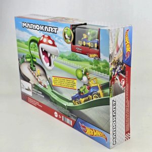 Pista Hot Wheels Mario Kart Yoshi Mach 8 Die-Cast - imagen 4