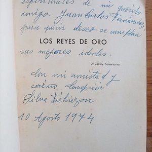 Libro "Los Reyes de Oro" de Concepción Silva Bélinzon, Primera Edición Firmada y Dedicada (1953) - imagen 2
