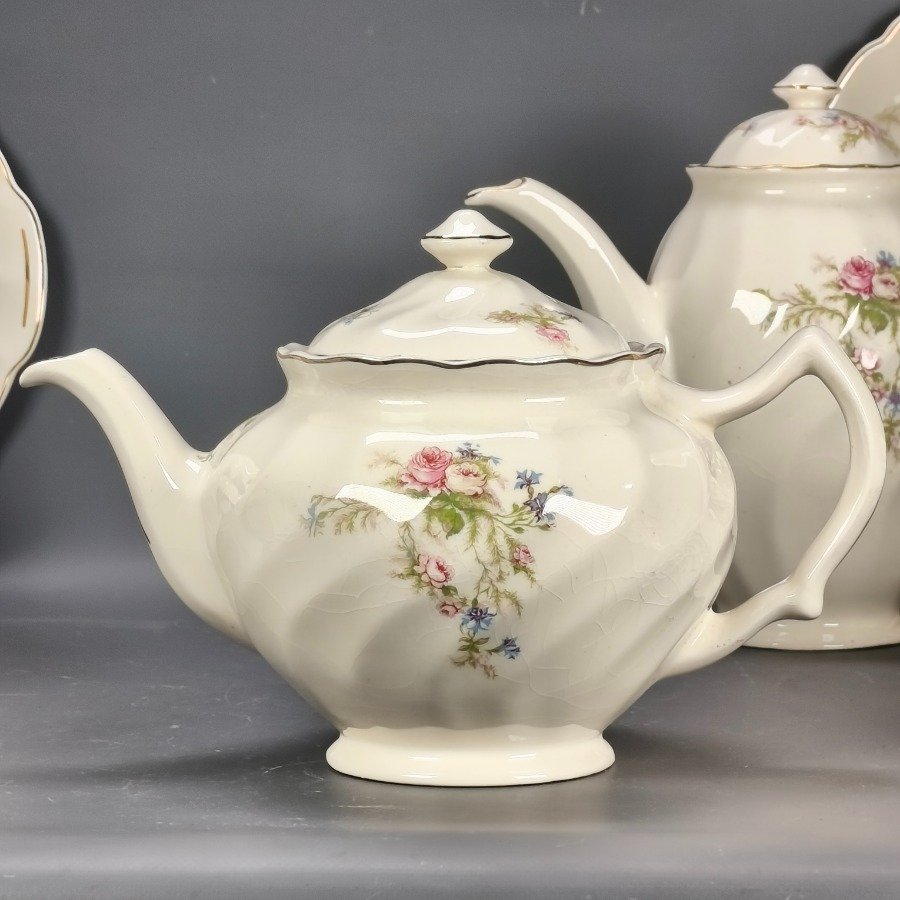 Servicio de té y café, platos de porcelana y accesorios - imagen 7