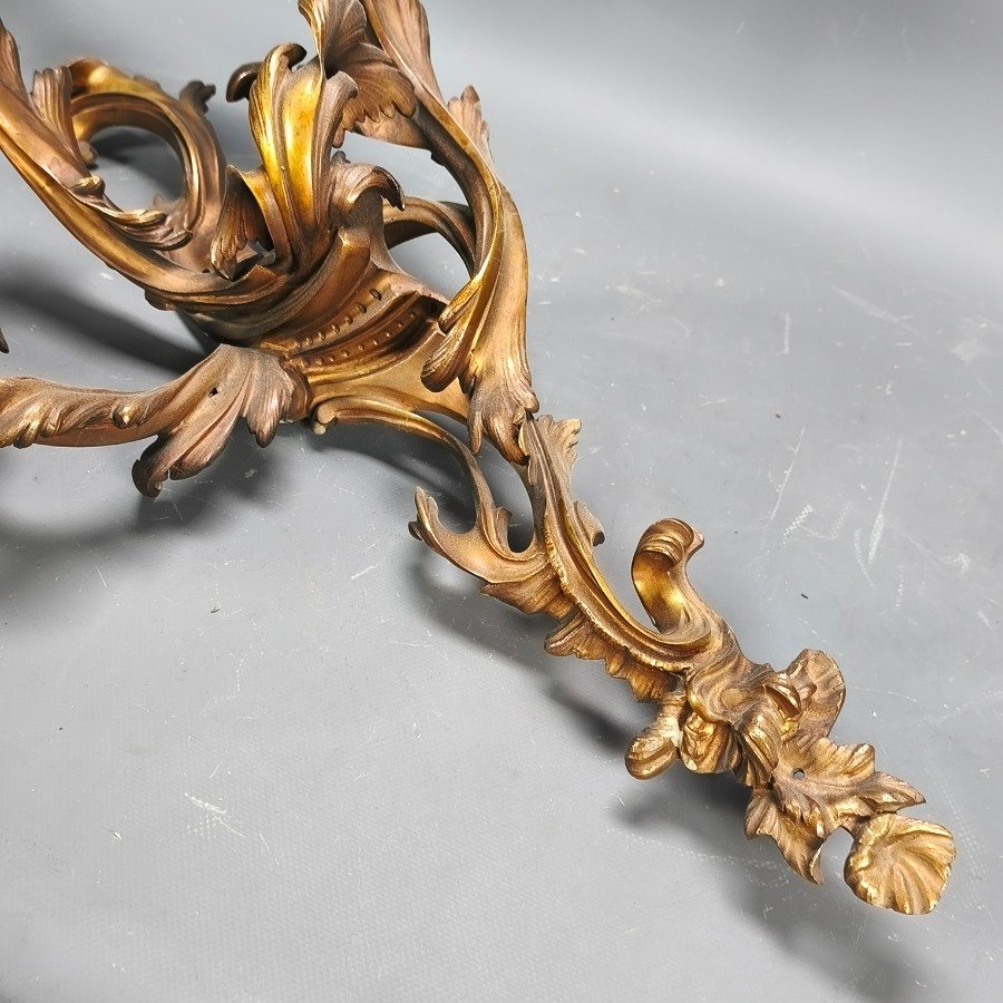 Lámparas de pared francesas ornamentales en bronce - imagen 7