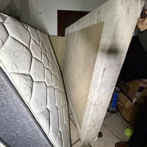 Base Sommier Divino Queen Size 160x200 cm Beige Tapizado - imagen 2