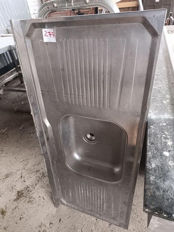 Mesada de Acero Inoxidable con Pileta y Desagüe