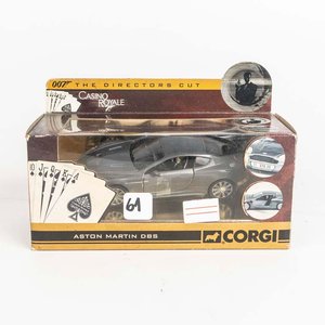 Lote siguiente: Auto Aston Martin DBS de la película James Bond Casino Royale escala 1/36 colección Corgi en su caja original.