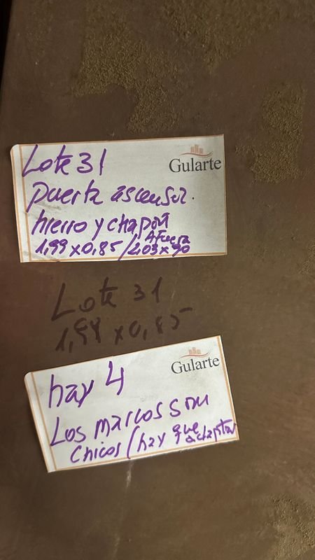 Puertas de Hierro y Marco para Adaptar de Ancho - imagen 2