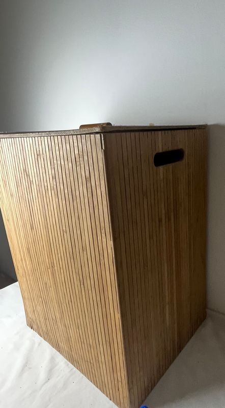 Canasto para Ropa Sucia de Bambú o Madera - imagen 3