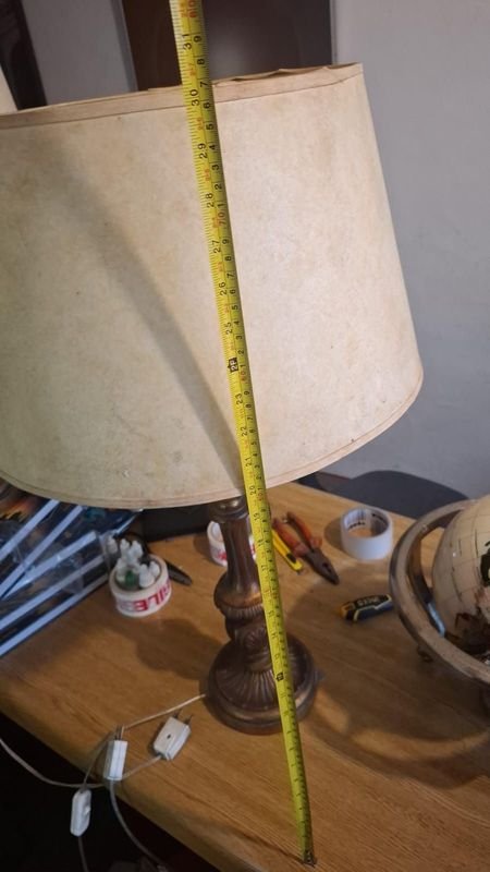 Lámparas talladas de madera, estilo par se, alto 80 cm cu. - imagen 8