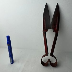 Tijera de Tusar Antigua de 31 cm - imagen 3