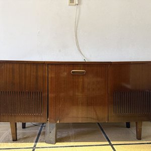 Mueble Consola Radio-Tocadiscos Motorola Vintage Madera - imagen 11