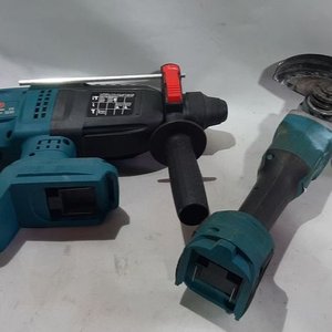 Kit 4 Herramientas a Batería Brushless 21V: Rotomartillo, Atornillador, Amoladora, Llave de Impacto - imagen 3