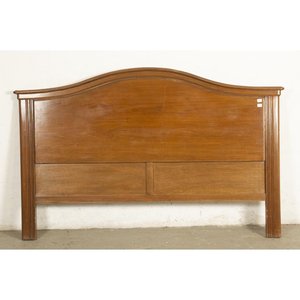 Respaldo de Cama Dos Plazas en Madera con Detalles en Lustre - imagen 1