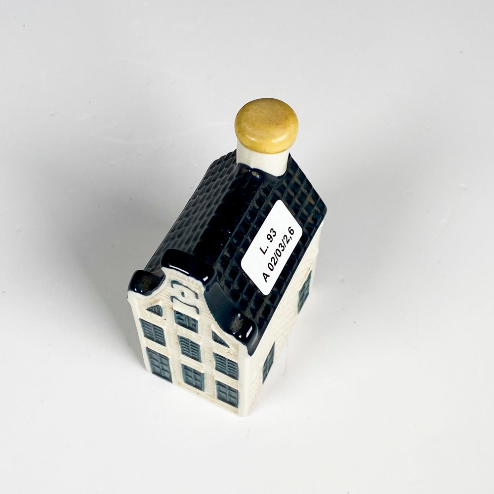 Casita de loza Delfts KLM, objeto de porcelana blanca - imagen 2