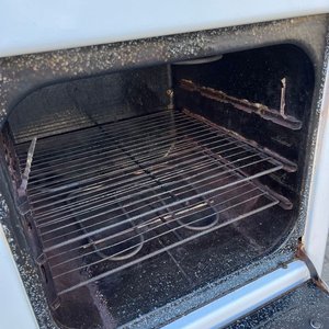 Cocina Eléctrica Esmaltada Blanca con Horno y Dos Hornallas - imagen 7