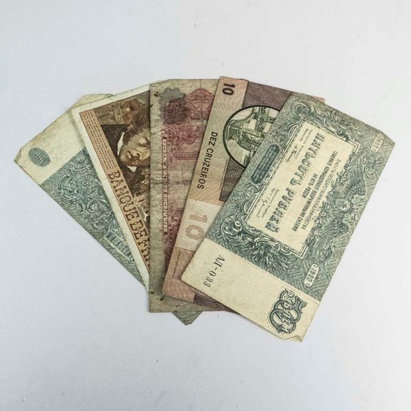 Lote de 5 Billetes de Varios Países Europeos - imagen 1