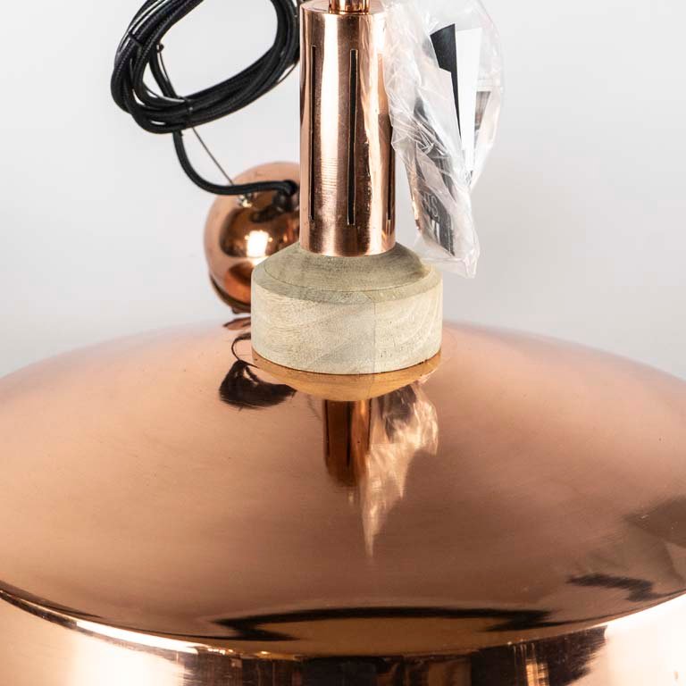 Colgante de luz metalico desarmado - imagen 2