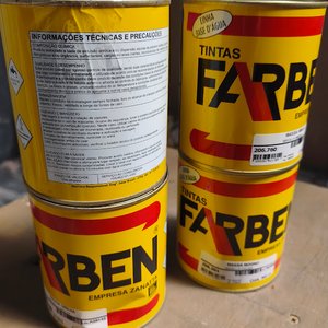Lote de 4 Latas de Masilla Coloreada Farben 900 ml - imagen 2