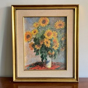 Lote anterior: Cuadro "Girasoles" Estilo Impresionista Claude Monet Marco Dorado