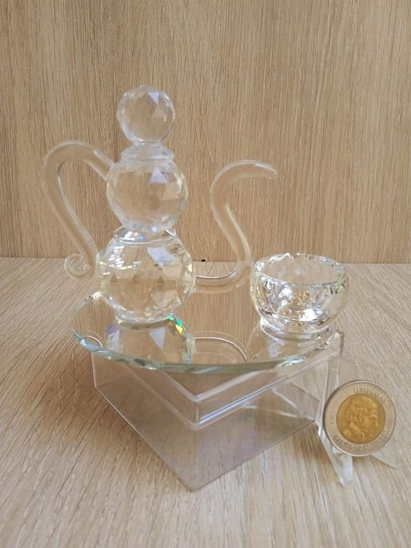 Lote anterior: Tetera y tazita de cristal en excelente estado