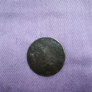Lote de 3 Monedas Antiguas: Uruguaya 1916, Argentina y Europea Desgastada - imagen 3