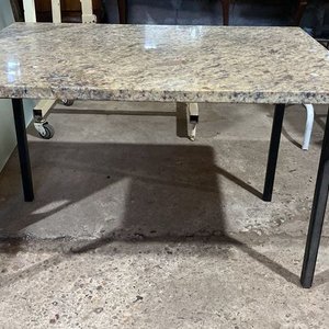Mesa Ratona Hierro y Mármol Rectangular - imagen 2