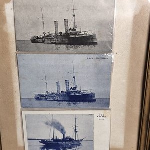 Dos Cuadros con Motivos Navales Uruguayos - imagen 5