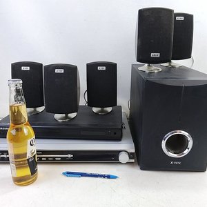 Home Theater 5.1 X-View con Reproductor DVD Samsung y X-View - imagen 2