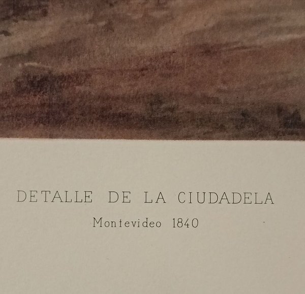 Lámina Costumbrista del Siglo XIX: Detalles de la Ciudadela - imagen 2