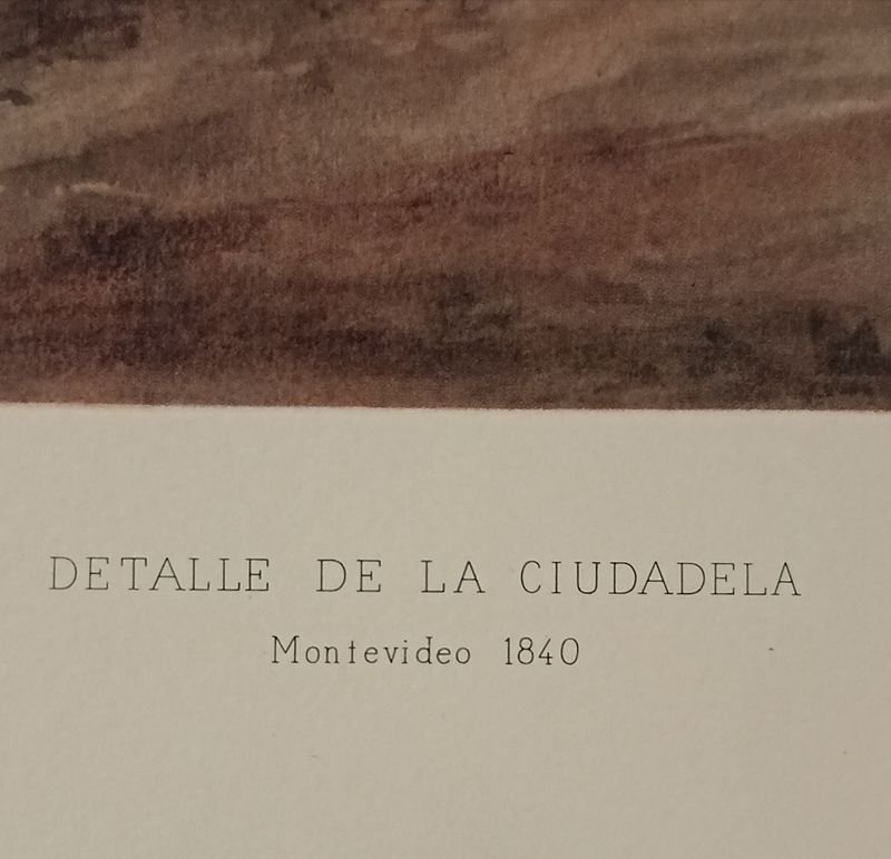 Lámina Costumbrista del Siglo XIX: Detalles de la Ciudadela - imagen 2